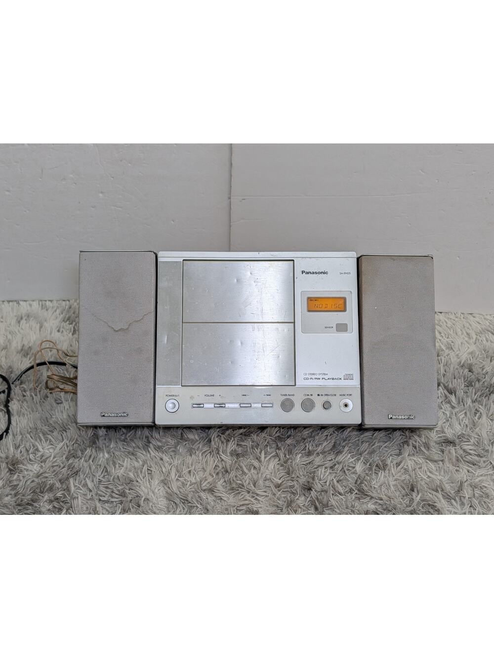 Panasonic SA-EN25 Compact CD Stereo System AM/FM No Remote Tested Works